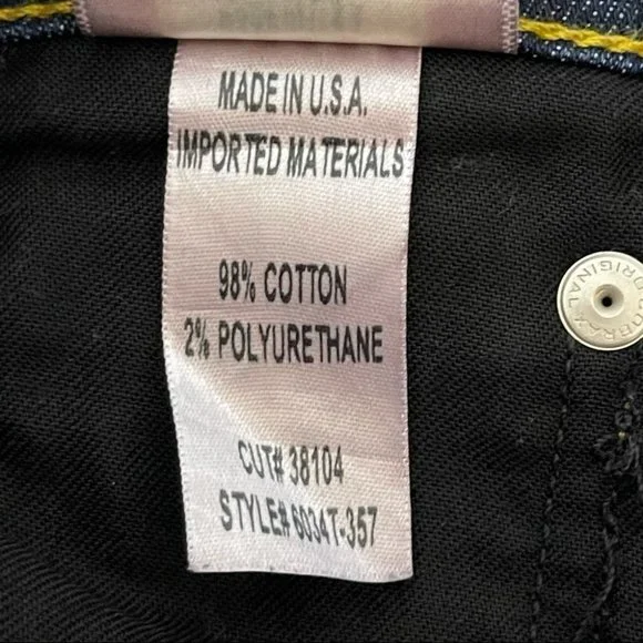 ❌SOLD❌ CITIZENS Of Humanity Men's Core Slim Straight Blue Denim Jeans Size 30 - Picture 10 of 10